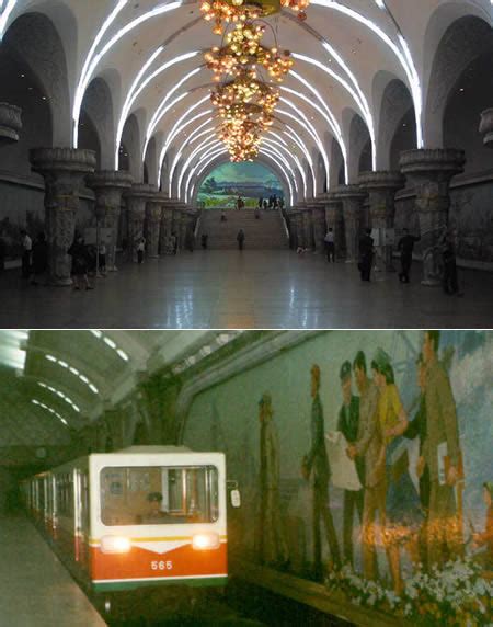 most and popular: 10-Pyongyang Metro (North Korea)