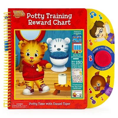 Daniel Tiger Potty Training Reward Chart - By Cottage Door Press (mixed ...