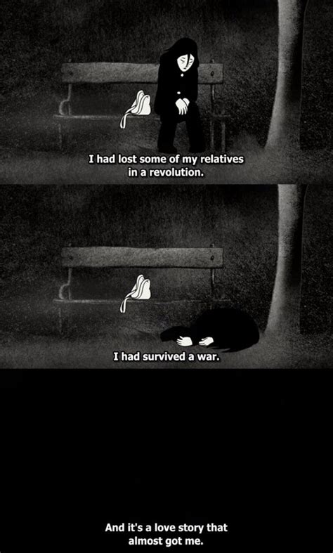 Persepolis. When Marjane's heart got broken. Happiness Comes From ...