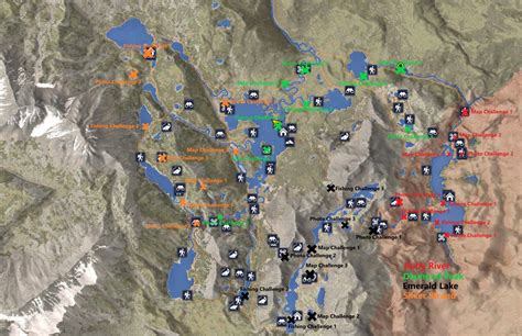 Call of the Wild: The Angler Mission Overview Map - SteamAH