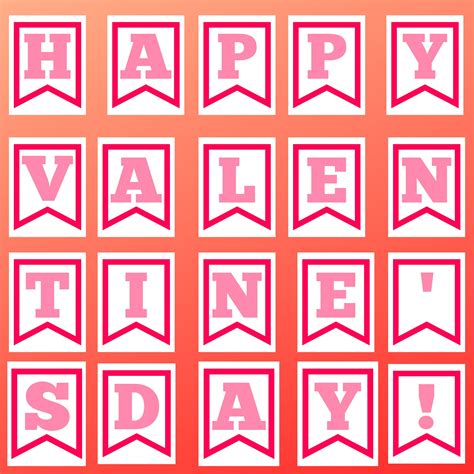 4 Easy DIY Valentine's Day Printable Banners (Free!) - The Peculiar ...