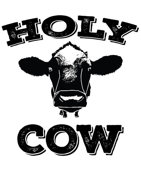 Cow Holy Cow Poster Painting by Phillips Thomas - Pixels