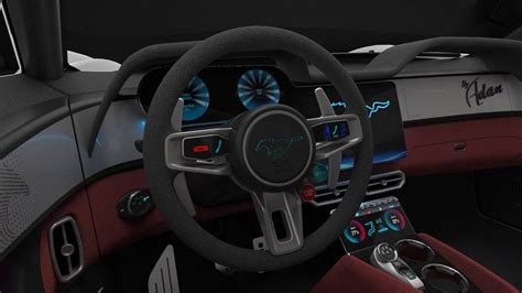 2025 Ford Mustang Electric Study Envisions Muscle Car Of The Near ...