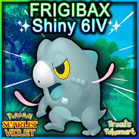 FRIGIBAX Shiny 6IV / Pokemon Scarlet and Violet / Lv1 Ready to Raise ...