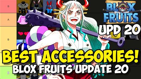 All Blox Fruits Accessories Tier List & Showcases! (Update 20) - YouTube