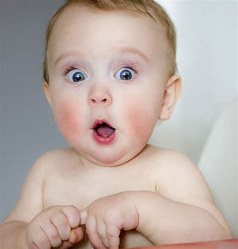 surprised baby face Blank Template - Imgflip