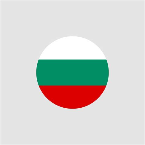 National Bulgaria flag, official colors and proportion correctly ...