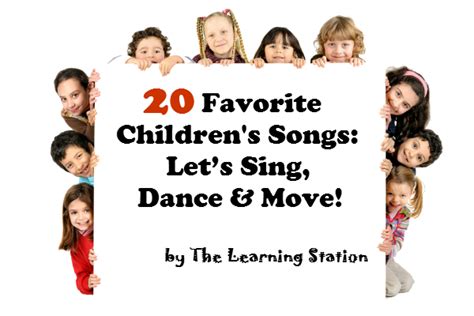 20 Favorite Children’s Songs: Let’s Sing, Dance & Move! | The Learning ...