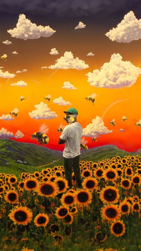 Tyler, The Creator's “Flower Boy” Album cover expanded by RUNWAY ML AI ...