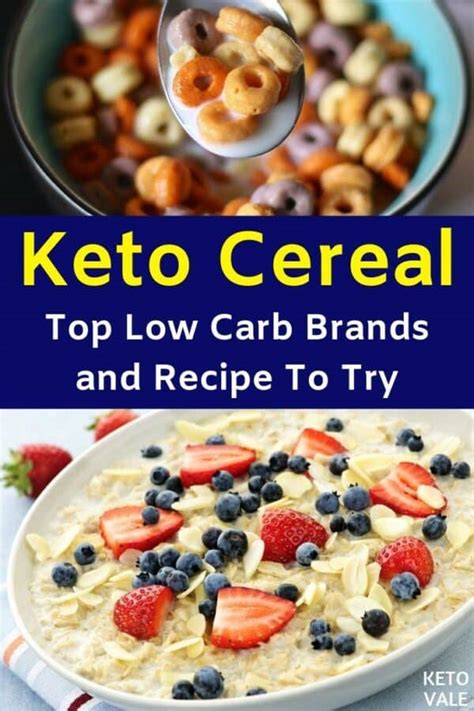 Keto Cereal Brands and Recipe To Try | KetoVale