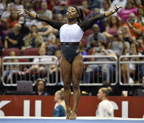 Simone Biles takes gold medal at US Classic gymnastics