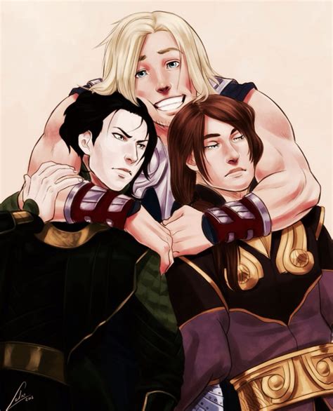 Thor, Loki and Balder | Loki marvel, Loki thor, Loki fanart