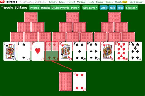 Tripeaks Solitaire - Play Free Online