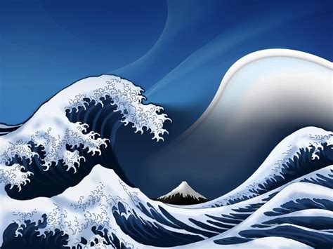 Japanese Wave Wallpapers - Wallpaper Cave