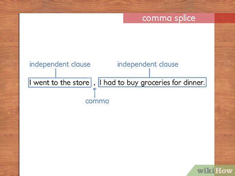 How to Identify and Fix a Comma Splice: 10 Steps (with Pictures)