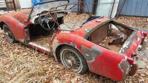 1959 TRIUMPH TR3 Parts CAR 85% COMPLETE for sale