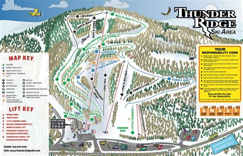 Trail Map - Thunder Ridge Ski Area