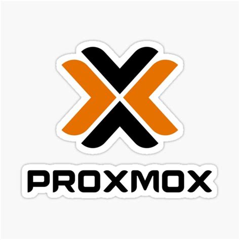 "Proxmox Logo" Sticker for Sale by Sean Corrgie | Redbubble