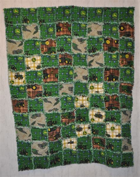 Richard and Tanya Quilts: John Deere Baby Quilt