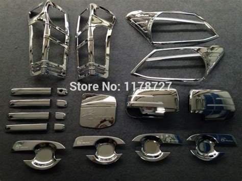 FREE SHIPING for Isuzu D MAX Chrome accessory Full set DMAX accessories ...