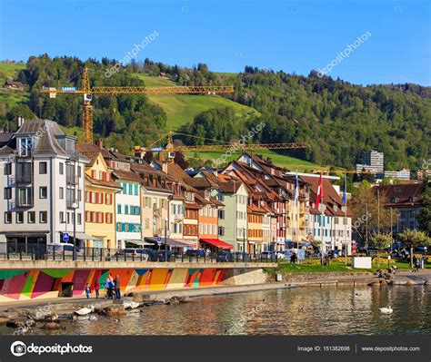 City of Zug in Switzerland in springtime – Stock Editorial Photo ...