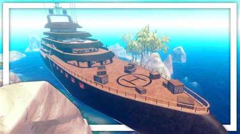 I Found The Secret Abandoned Cruise Ship In The New Raft Update - YouTube