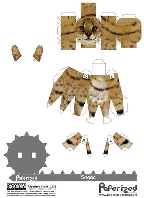 Sogga Papercraft:P in 2023 | Paper doll template, Paper animals, Paper ...