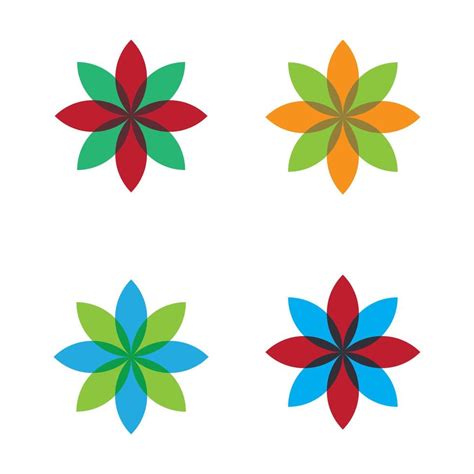 flower logo and vector template 12014850 Vector Art at Vecteezy