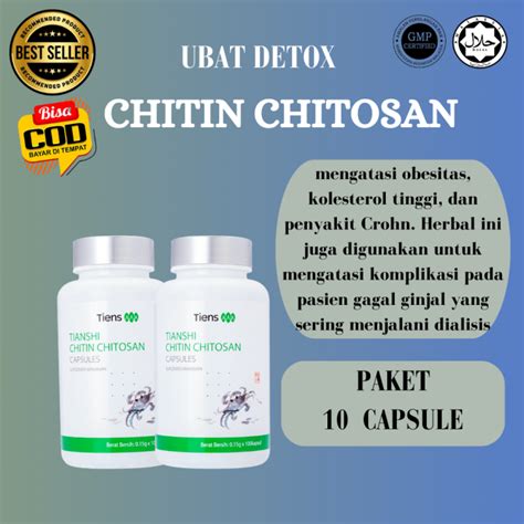 Ubat Detox Herbal Chitin Chitosan Pemeliharaan Pencernaan Terbaik Ubat ...