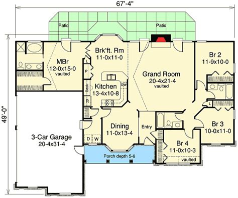 This Ranch Home Plan Has It All - 57115HA | Architectural Designs ...