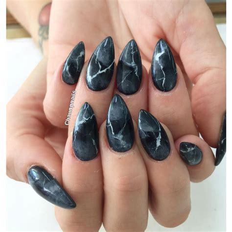 chaun p. on Instagram: “Granite Marble for @romirain #marblenails # ...