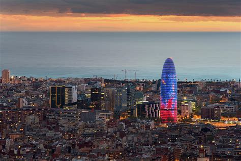 Barcelona skyline at night Photograph by Ingrid Smith-Johnsen - Fine ...