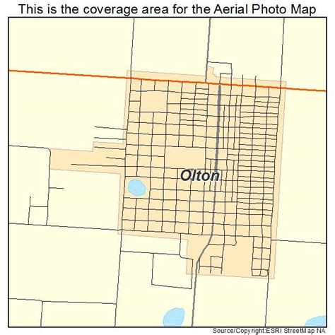 Aerial Photography Map of Olton, TX Texas