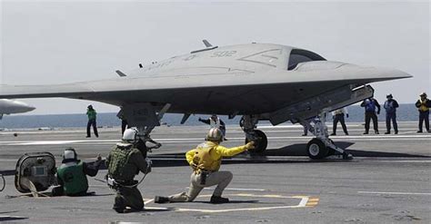 US Navy launches stealth drone X-47B, makes aviation history