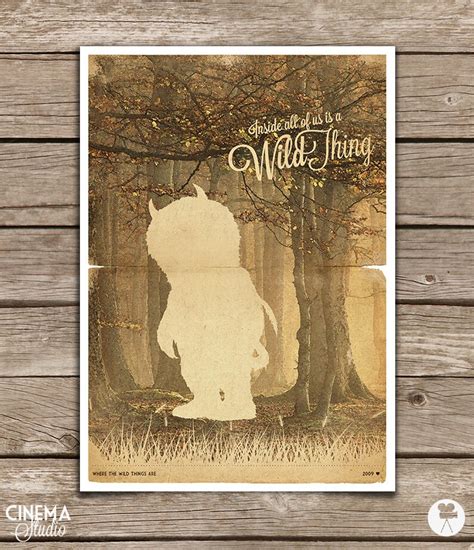 Where the Wild Things Are Movie Poster / Print Carol - Etsy