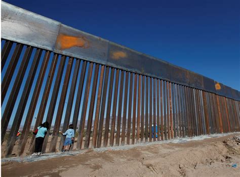 Trump admits Mexico border wall will cover less than half of the 2,000 ...