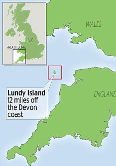 Lundy Island sees police helicopter twice in one day... 140 years after ...