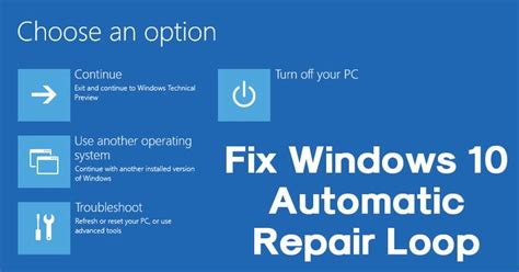 Windows 10 repair install from boot - ecver