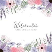 Watercolor Flower Vector Art, Icons, and Graphics for Free Download