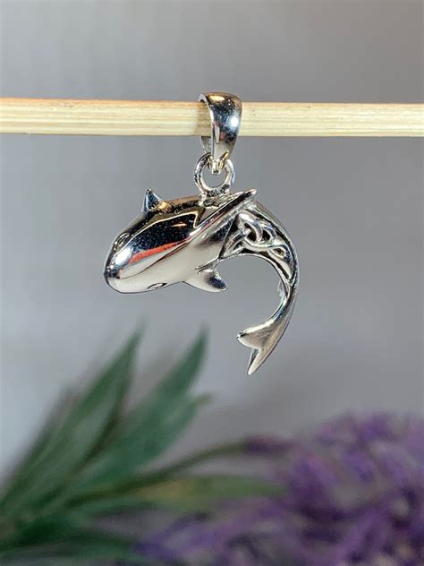 Shark Necklace, Celtic Jewelry, Celtic Shark Pendant, Irish Jewelry ...