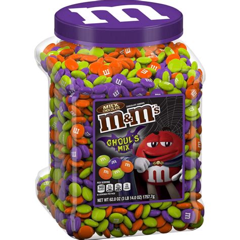 M&M's Ghoul's Mix Milk Chocolate Halloween Candy Jar (62oz.) - Walmart ...