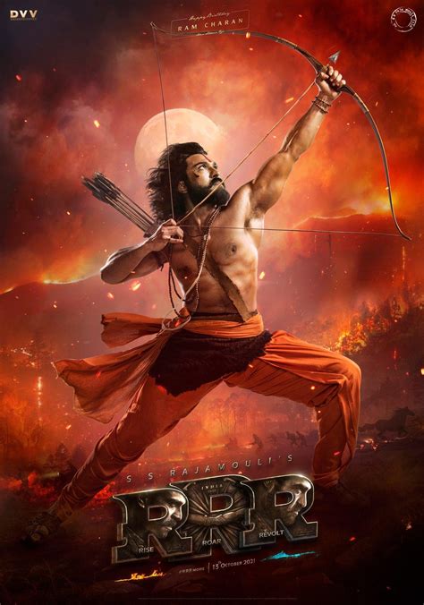 RRR: Rajamouli unveils new Ram Charan poster! "Telugu Movies, Music ...