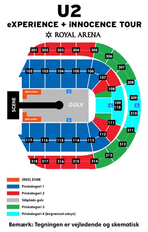 Royal Arena floor layout - Royal Arena, Copenhagen, DK - Zootopia Community