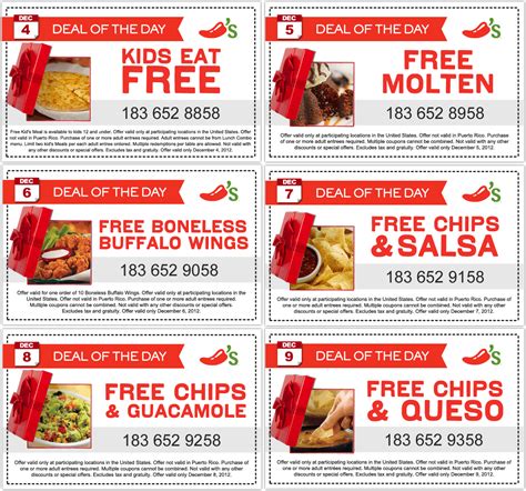 Free 10pc boneless wings day and more this week at Chilis restaurants ...