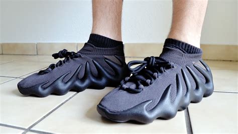 Yeezy 450 Dark Slate on Feet Review (Made in Germany) - YouTube