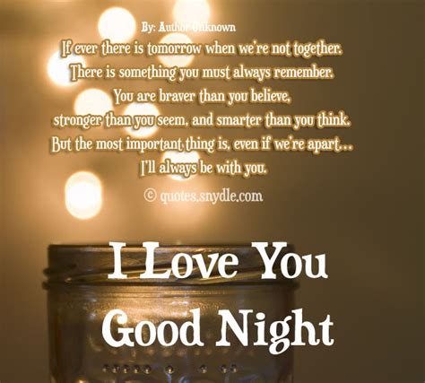 Sweet Goodnight Love Quotes And Sayings with Images - Quotes and Sayings