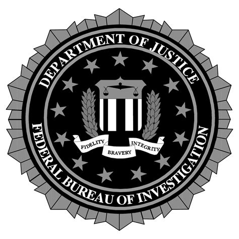 FBI Logo Black and White – Brands Logos