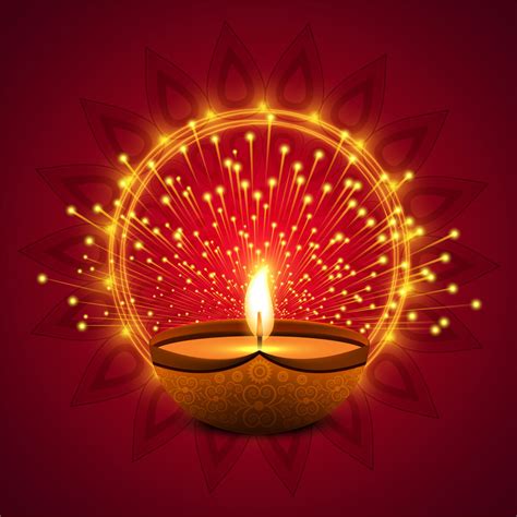 Happy diwali diya oil lamp festival background illustration 250085 ...