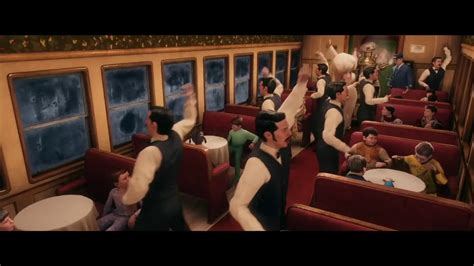 Polar express hot chocolate scene but every "Chocolate" is replaced ...