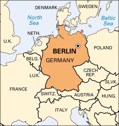 Berlin: location -- Kids Encyclopedia | Children's Homework Help | Kids ...